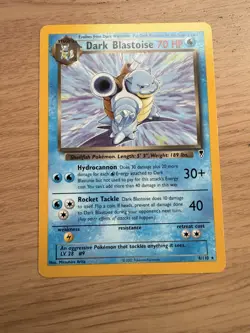 Dark Blastoise 4/110 Legendary Collection Non-Holo Pokemon Card - Image 1