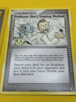 POKEMON TRAINER CARDS ( 5 ) Professor Oak, Tv And Battle Reporter Pokemon Center - Image 2