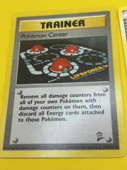 POKEMON TRAINER CARDS ( 5 ) Professor Oak, Tv And Battle Reporter Pokemon Center - Image 3