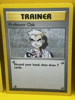 POKEMON TRAINER CARDS ( 5 ) Professor Oak, Tv And Battle Reporter Pokemon Center - Image 5