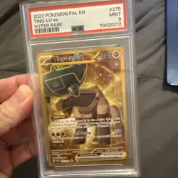 Ting Lu EX Secret Rare Paldea Card 275/193 PSA 9 Mint - Image 1