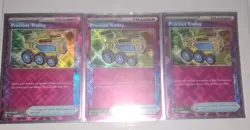 Precious Trolley Pokemon Pink Trainer Card Tcg Ccg 3x Copys - Image 1