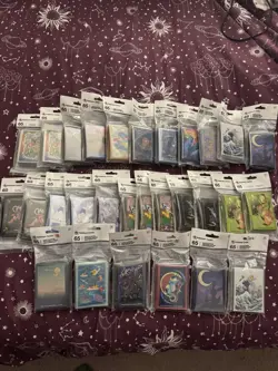 29X Pokemon Center Pokemon Card Sleeves New Sealed packs Bundle - Image 1