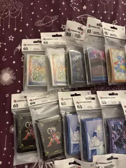 29X Pokemon Center Pokemon Card Sleeves New Sealed packs Bundle - Image 2