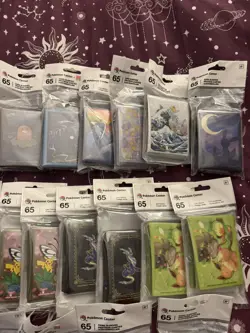 29X Pokemon Center Pokemon Card Sleeves New Sealed packs Bundle - Image 3