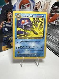 1999 Pokemon Fossil Tentacruel 1st Edition 44 62 Wotc Vintage Uncommon Card - Image 1