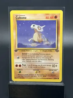 Cubone 1st Edition Jungle 50/64 Pokemon Card - Image 1