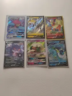 Pokemon Simple Chinese Polygon-Z GX/Flareon/Vaporeon/Gengar/Full Art Holo Cards - Image 1