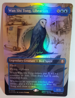 Wan Shi Tong, Librarian Borderlesss Foil NM/MT [Avatar the Last Airbender:MTG] - Image 1