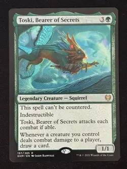 1x MTG Toski, Bearer of Secrets - Kaldheim (KHM) #197 - Magic the Gathering - Image 1