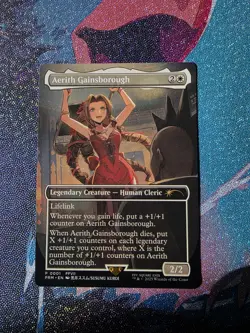 ?? Aerith Gainsborough MTG - Final Fantasy Regional Championship Promo Near Mint - Image 1