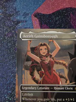 ?? Aerith Gainsborough MTG - Final Fantasy Regional Championship Promo Near Mint - Image 2
