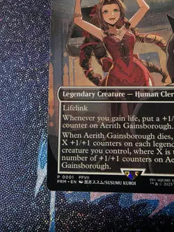 ?? Aerith Gainsborough MTG - Final Fantasy Regional Championship Promo Near Mint - Image 4