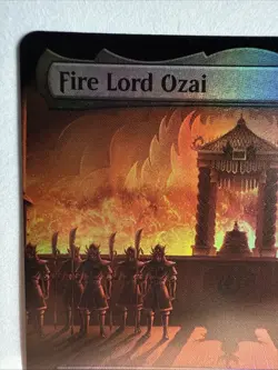 Fire Lord Ozai Extended FOIL MTG Avatar: TLA NM M 186 - Image 2