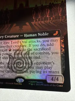 Fire Lord Ozai Extended FOIL MTG Avatar: TLA NM M 186 - Image 4