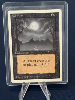 MTG - Magic The Gathering - Bad Moon - Revised - LP/EX! - Image 3