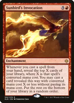 1 x Sunbird's Invocation - Ixalan - Light Play - MTG - Image 1