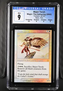 MAJOR TEROH Torment Foil Rare CGC 9 Q+ MTG EDH [Nostalgium] - Image 1
