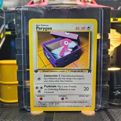 Porygon 1st Edition Team Rocket Pokemon TCG 48/82 Uncommon - Image 1