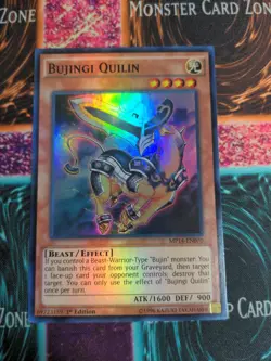 Yu-Gi-Oh! Bujingi Quilin MP14-EN070 1st Edition Super Rare NM - Image 1