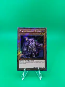 Yu-Gi-Oh! Plaguespreader Zombie RA03-EN207 Platinum Secret Rare - Image 1