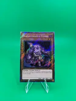 Yu-Gi-Oh! Plaguespreader Zombie RA03-EN207 Platinum Secret Rare - Image 2