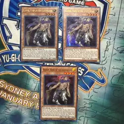 Yugioh Raiden, Hand of the Lightsworn BLLR-EN042 x3 Playset Ultra Rare 1st Ed NM - Image 1