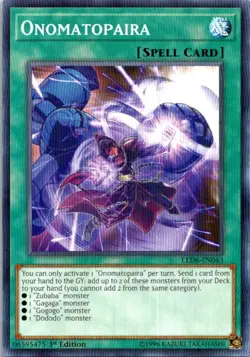 Onomatopaira LED6-EN043 Yu-Gi-Oh! 1st Edition Light Play - Image 1