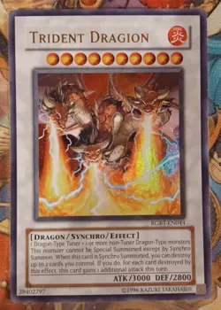 TRIDENT DRAGION RGBT-EN043 1ST ED ULTRA RARE VLP Yu-Gi-Oh! TCG - Image 1
