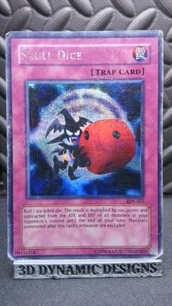 | Yugioh Skull Dice EDS-003 Prismatic Secret Rare Eternal Duelist Soul DMG ?? | - Image 1