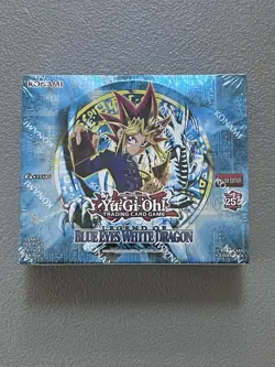 Yu-Gi-Oh Legend Of Blue Eyes White Dragon Booster Box 25th Sealed With Case - Image 2