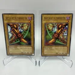 VTG Yu-Gi-Oh! 1996 DB1 Exodia Left Leg & Right Leg of the Forbidden One Lot - Image 1