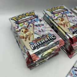Pokemon Prismatic Evolutions Pack Fresh Cards Job Lot / Bundle OPEN Packs X36 - Image 2