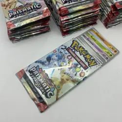 Pokemon Prismatic Evolutions Pack Fresh Cards Job Lot / Bundle OPEN Packs X36 - Image 3