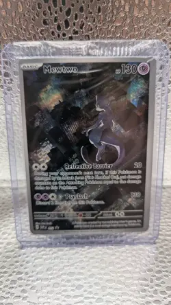 Pokemon 151 Mewtwo 052 Scarlet & Violet UPC Black Star Promo Card Holo Sealed - Image 1