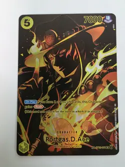 One Piece Card Portgas D Ace SP ST13-011 [SP PAR] Parallel Legacy of the Master - Image 1