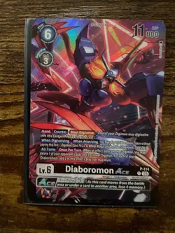 Digimon Card Game Diaboromon ACE P-114 Diaboromon Tamer Goods Alt Art Promo - Image 1