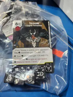 Dice Masters Venom Angelo Fortunato Avengers vs X-Men RARE 4 DICE INCLUDED!! - Image 1