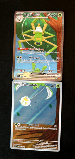 Pokemon Card - Tarountula 199/198 Spidops EX 243/198 Scarlet & Violet Base - NM⭐ - Image 1