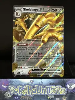 Pokemon Card Gholdengo EX 139/182 Paradox Rift Double Rare Near Mint - Image 1