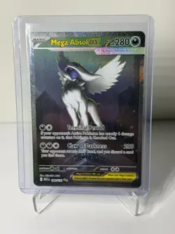 Mega Absol EX 180/132 Ultra Rare Full Art Pokemon Card GM-NM Fast Shipping - Image 1