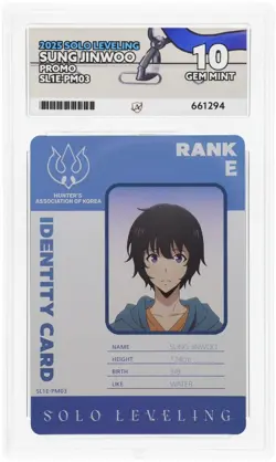 ACE 10 - Sung Jinwoo - SL1E-PM03 - Solo Leveling - Mapniverse ID Card - Image 1