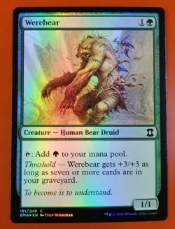 1x Werebear | FOIL | Eternal Masters | MTG Magic Cards - Image 1