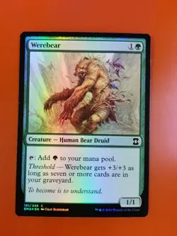 1x Werebear | FOIL | Eternal Masters | MTG Magic Cards - Image 3