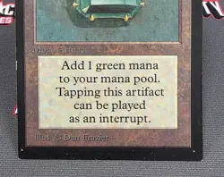 MTG Mox Emerald- DAMAGED -Collectors' Edition Magic the Gathering Card # 262 - Image 4