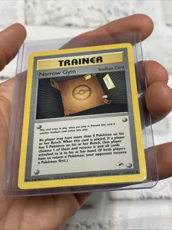 Pokemon Gym Heroes Narrow Gym #124/132 Vintage Common Trainer Card Nintendo NM - Image 2