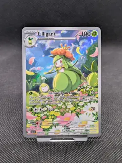 Pokemon Card Lilligant 092/086 Black Bolt English Illustration Rare NM - Image 1