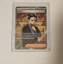Larry - 235/182 - TCG Pokemon Trainer Paradox Rift Full Art Ultra Rare Card NM - Image 1