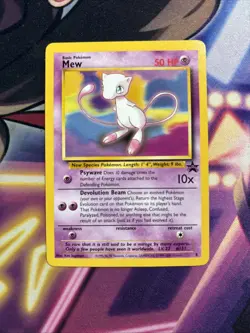 Mew - 8 - Pokemon Wizards Black Star Promo Card LP+ - Image 1