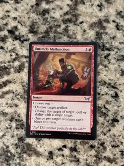 Untimely Malfunction Duskmourn: House of Horror Regular - Image 1